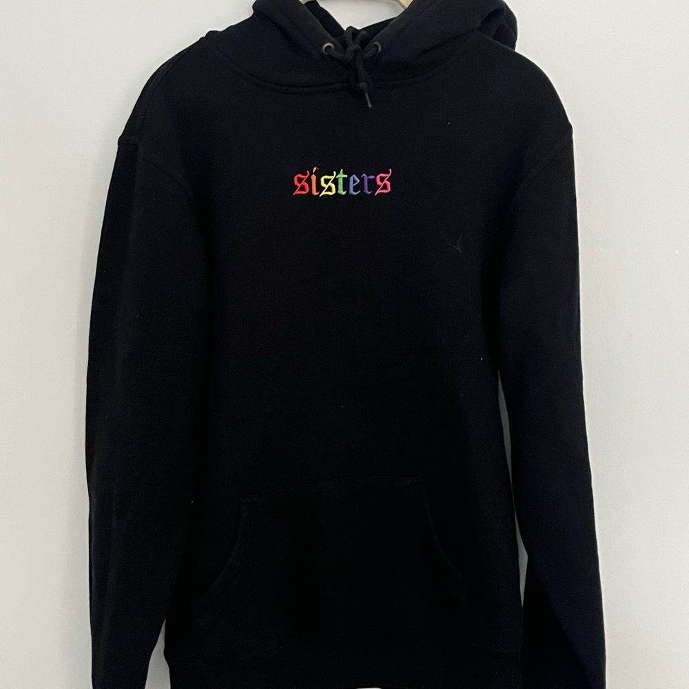 Sisters Apparel Special Edition Embroidery Hoodie ❤️🧡💛💚💙💜🩷